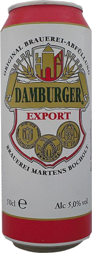 Damburger blik van 0,5 liter